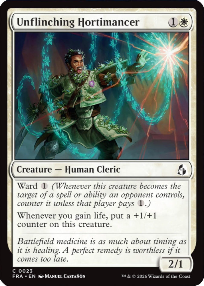 Image for Unflinching Hortimancer (23) (Reality Fracture) (FRA) - Magic: The Gathering