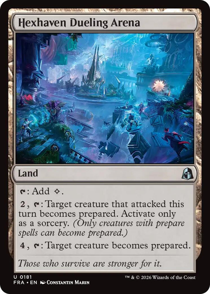 Image for Hexhaven Dueling Arena (181) (Reality Fracture) (FRA) - Magic: The Gathering