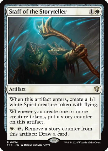 Image for Staff of the Storyteller (34) (Commander: Reality Fracture) (FRC) - Magic: The Gathering