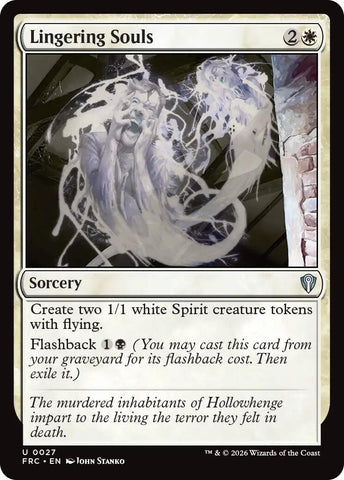 Image for Lingering Souls (27) (Commander: Reality Fracture) (FRC) - Magic: The Gathering