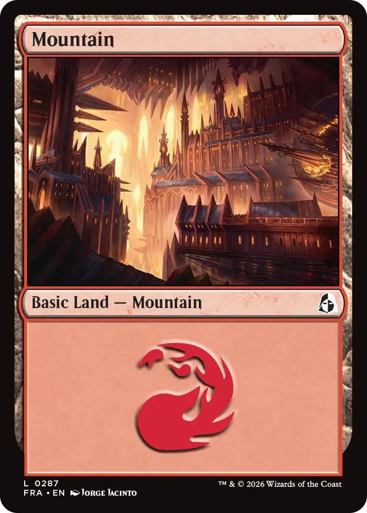 Image for Mountain (0287) (287) (Reality Fracture) (FRA) - Magic: The Gathering