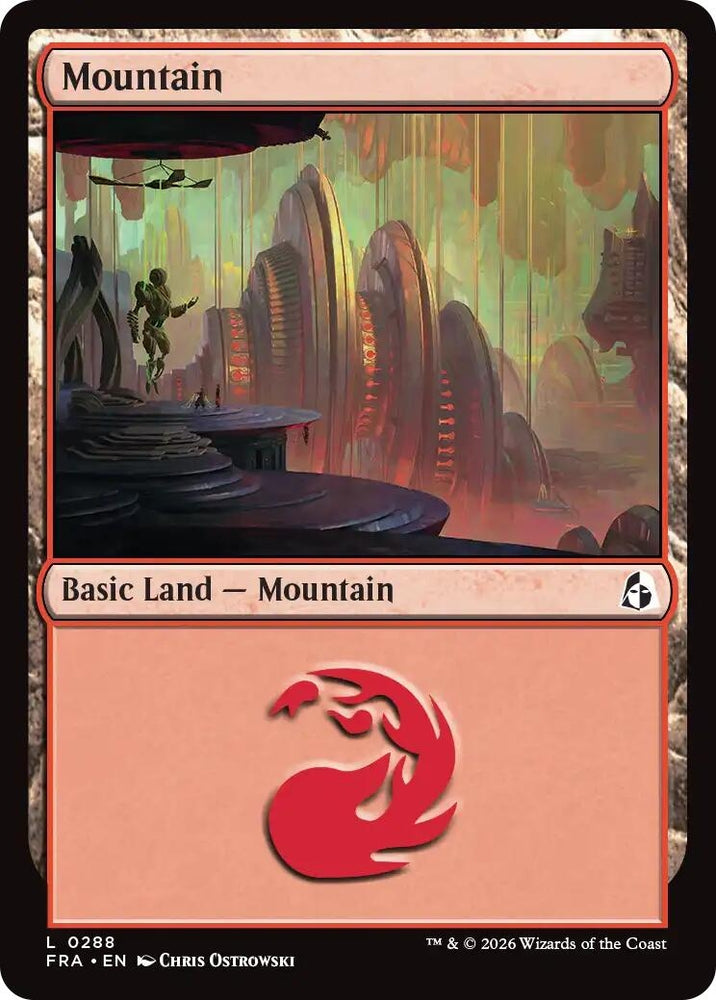 Image for Mountain (0288) (288) (Reality Fracture) (FRA) - Magic: The Gathering