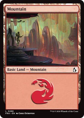 Image for Mountain (0288) (288) (Reality Fracture) (FRA) - Magic: The Gathering