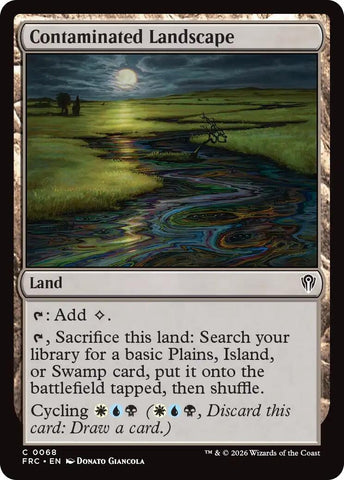 Image for Contaminated Landscape (68) (Commander: Reality Fracture) (FRC) - Magic: The Gathering