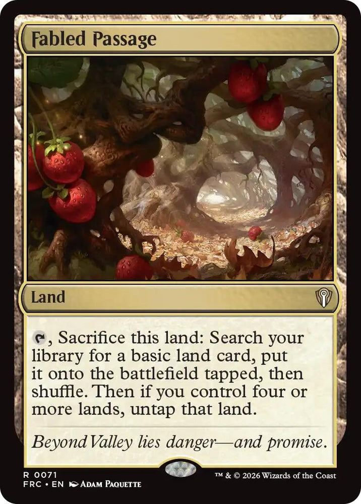 Image for Fabled Passage (71) (Commander: Reality Fracture) (FRC) - Magic: The Gathering