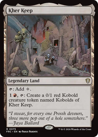 Image for Kher Keep (75) (Commander: Reality Fracture) (FRC) - Magic: The Gathering