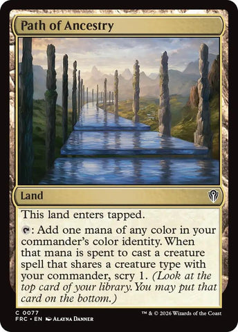 Image for Path of Ancestry (77) (Commander: Reality Fracture) (FRC) - Magic: The Gathering