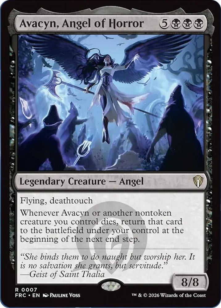 Image for Avacyn, Angel of Horror (7) (Commander: Reality Fracture) (FRC) - Magic: The Gathering