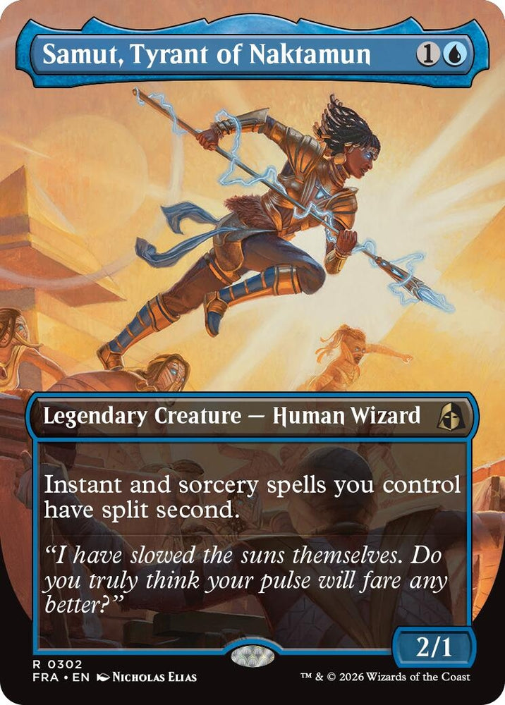 Image for Samut, Tyrant of Naktamun (Borderless) (302) (Reality Fracture) (FRA) - Magic: The Gathering