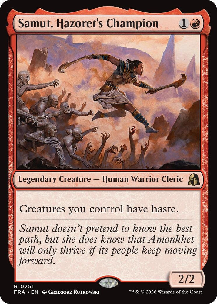 Image for Samut, Hazorer's Champion (251) (Reality Fracture) (FRA) - Magic: The Gathering