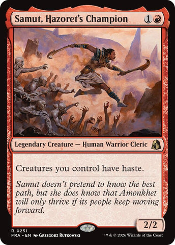 Image for Samut, Hazorer's Champion (251) (Reality Fracture) (FRA) - Magic: The Gathering