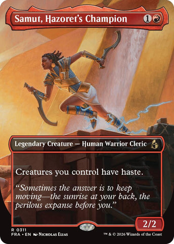 Image for Samut, Hazorer's Champion (Borderless) (311) (Reality Fracture) (FRA) - Magic: The Gathering