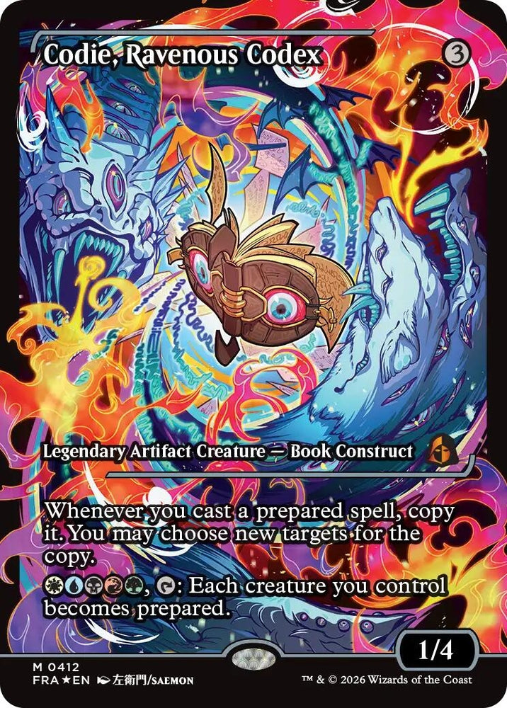 Image for Codie, Ravenous Codex (Showcase) (412) (Reality Fracture) (FRA) - Magic: The Gathering