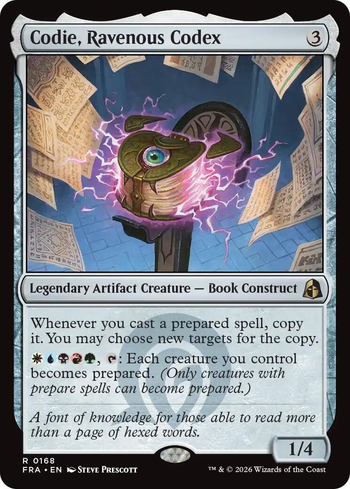 Image for Codie, Ravenous Codex (168) (Reality Fracture) (FRA) - Magic: The Gathering