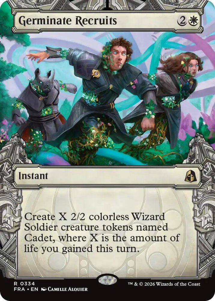Image for Germinate Recruits (Showcase) (334) (Reality Fracture) (FRA) - Magic: The Gathering