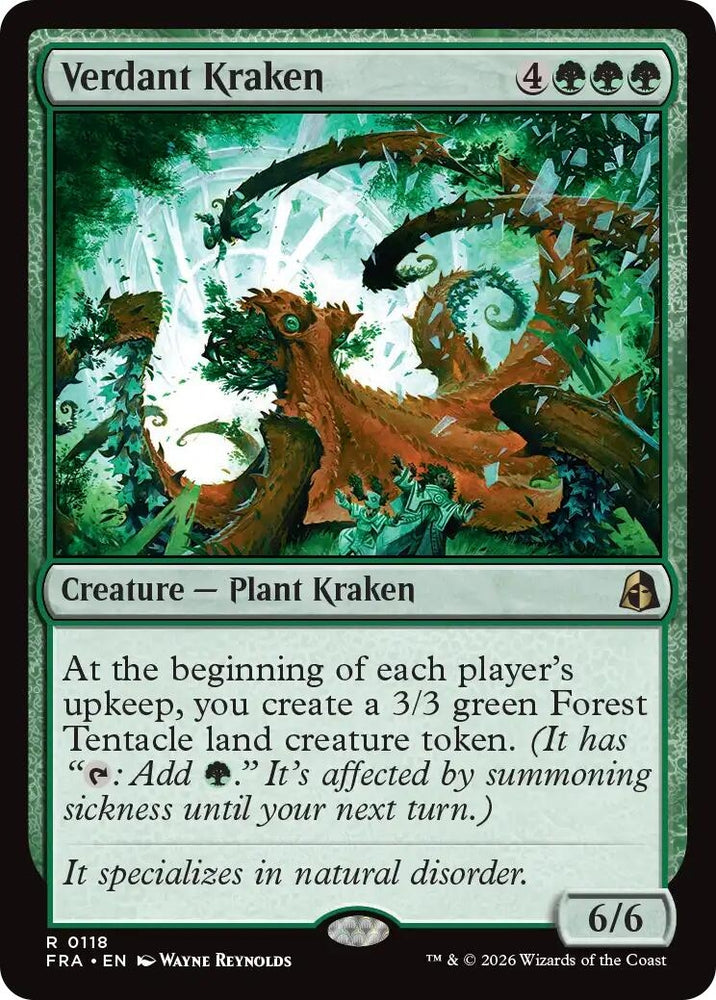 Image for Verdant Kraken (118) (Reality Fracture) (FRA) - Magic: The Gathering