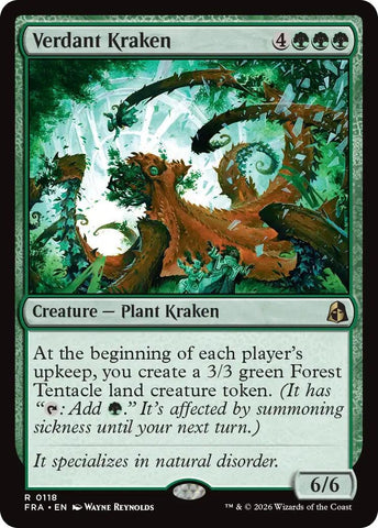 Image for Verdant Kraken (118) (Reality Fracture) (FRA) - Magic: The Gathering