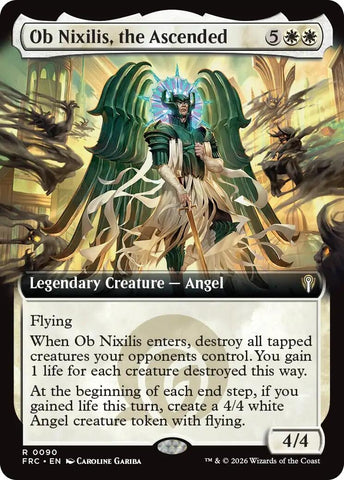 Image for Ob Nixilis, the Ascended (Extended Art) (90) (Commander: Reality Fracture) (FRC) - Magic: The Gathering