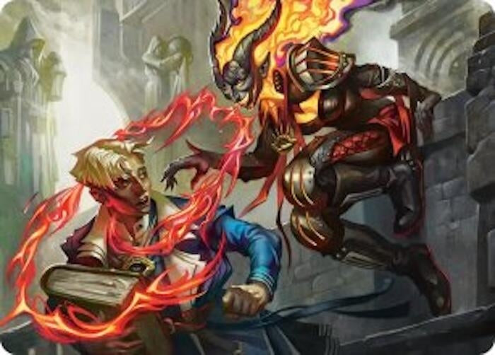 Image for Hallway Heckler Art Card (17) (Art Series: Reality Fracture) (ASFRA) - Magic: The Gathering