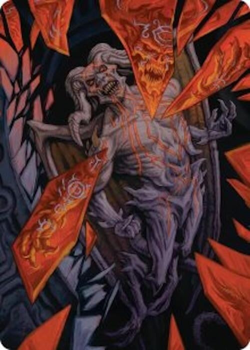Image for Curse-Marred Demon Art Card (37) (Art Series: Reality Fracture) (ASFRA) - Magic: The Gathering