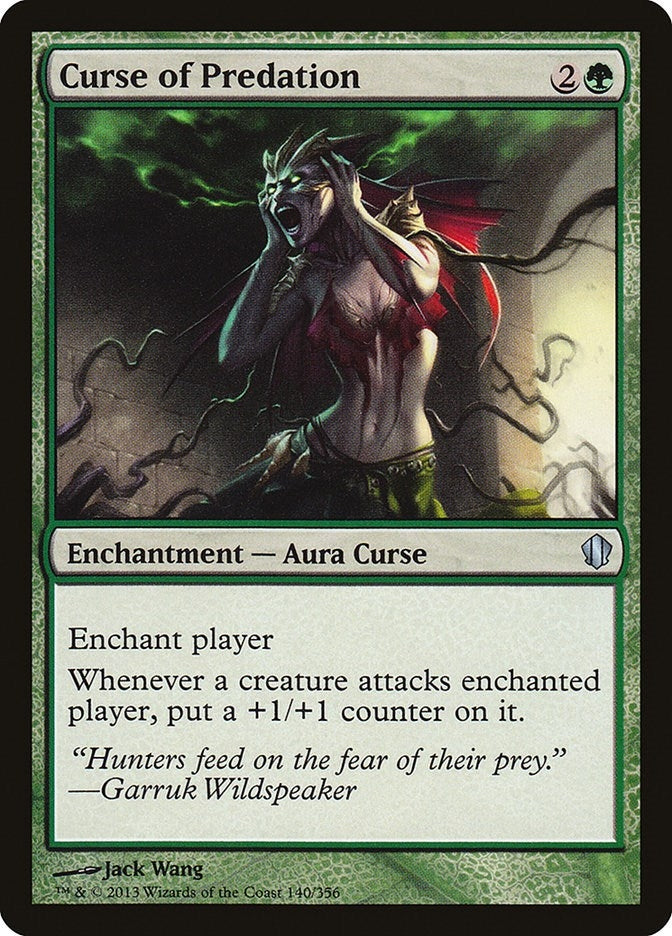 Image for Curse of Predation (140) [Commander 2013]