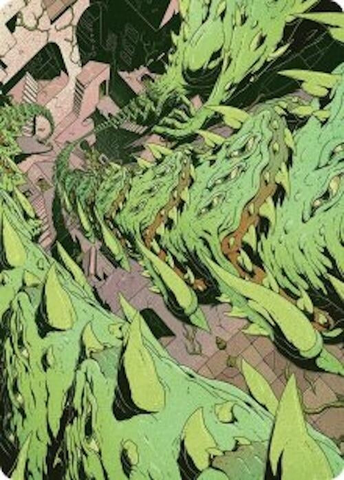Image for Tarmogoyf Art Card (52) (Art Series: Reality Fracture) (ASFRA) - Magic: The Gathering