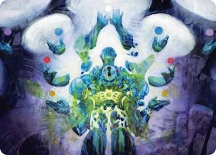 Image for Avatar of Burgeoning Echoes Art Card (24) (Art Series: Reality Fracture) (ASFRA) - Magic: The Gathering
