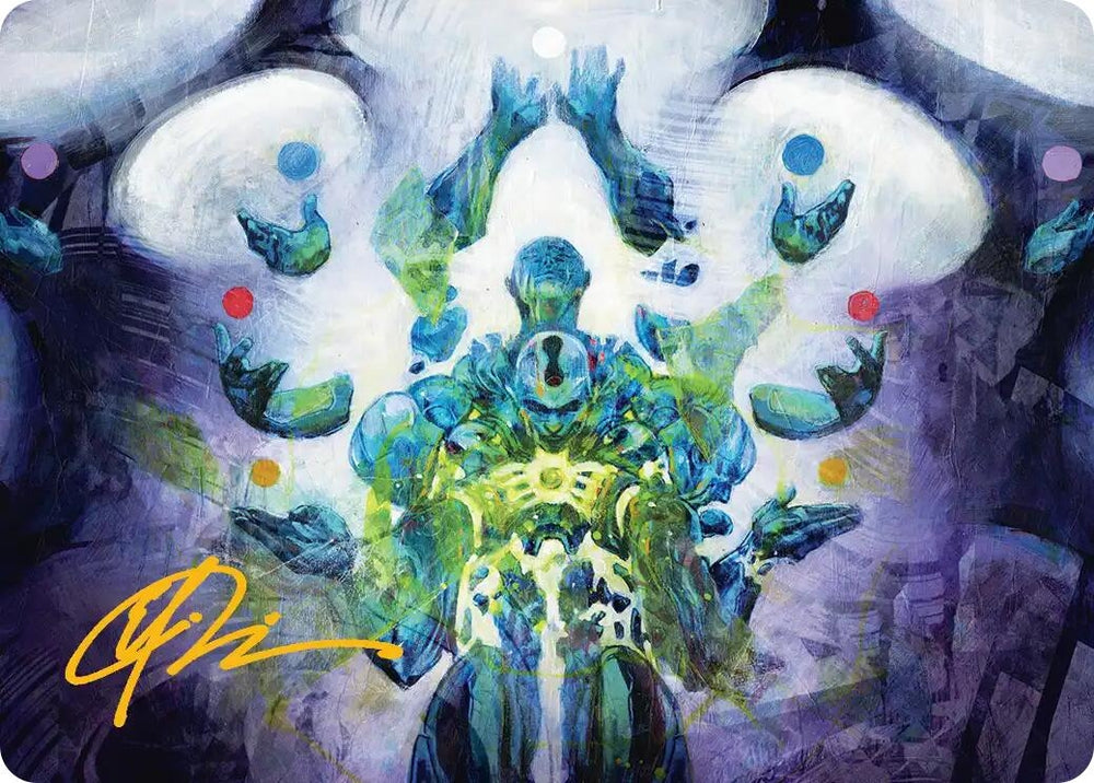 Image for Avatar of Burgeoning Echoes Art Card (Gold-Stamped Signature) (24) (Art Series: Reality Fracture) (ASFRA) - Magic: The Gathering