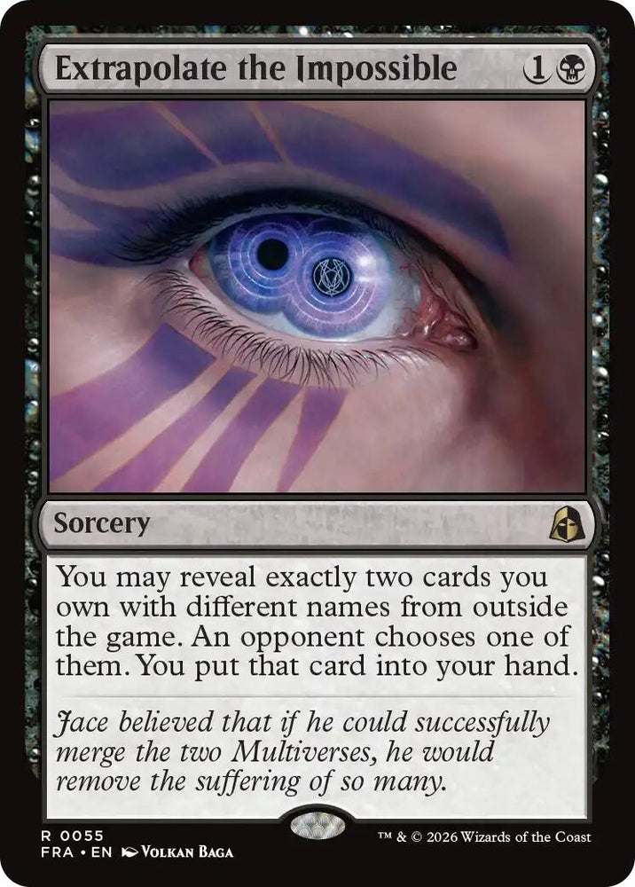 Image for Extrapolate the Impossible (55) (Reality Fracture) (FRA) - Magic: The Gathering