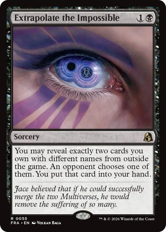 Image for Extrapolate the Impossible (55) (Reality Fracture) (FRA) - Magic: The Gathering