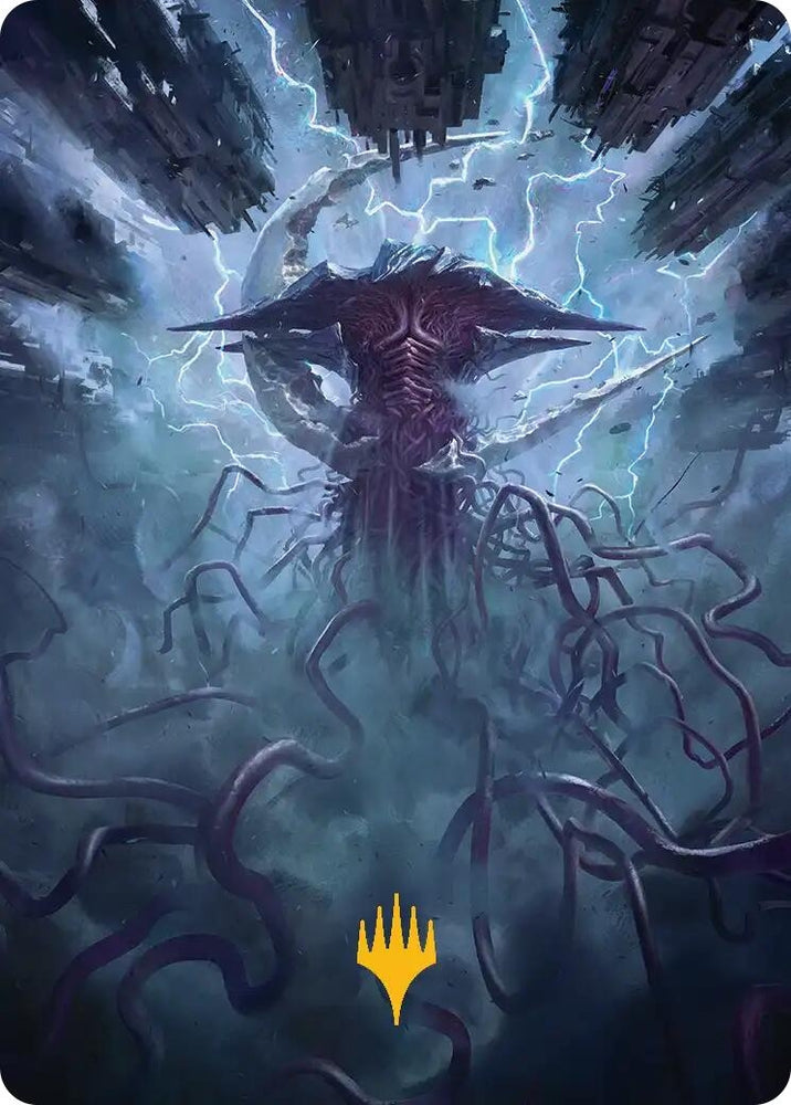 Image for Emrakul, the Exigent Doom Art Card (Gold-Stamped) (1) (Art Series: Reality Fracture) (ASFRA) - Magic: The Gathering
