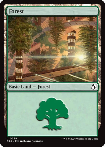 Image for Forest (0289) (289) (Reality Fracture) (FRA) - Magic: The Gathering