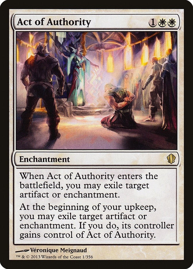 Image for Act of Authority (1) [Commander 2013]