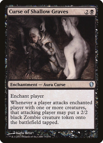 Image for Curse of Shallow Graves (71) [Commander 2013]