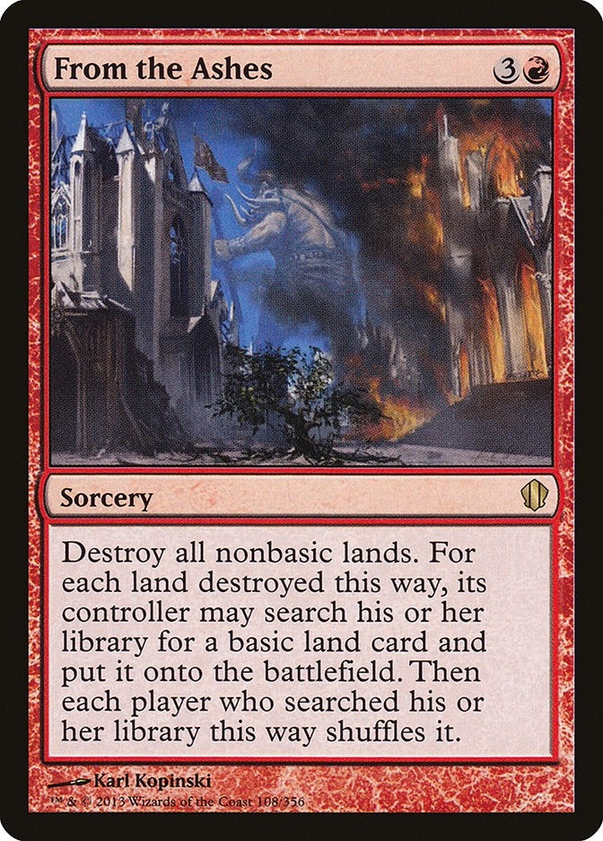 Image for From the Ashes (108) [Commander 2013]