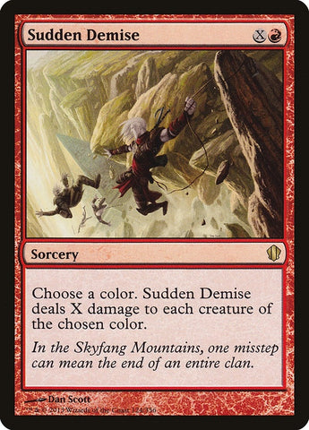 Image for Sudden Demise (124) [Commander 2013]