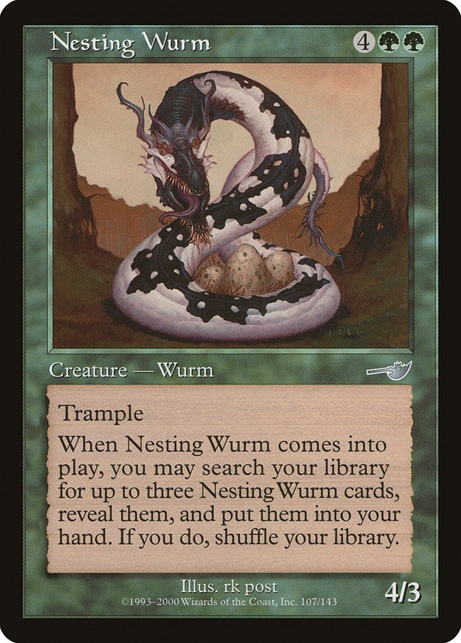 Image for Nesting Wurm (107) [Nemesis]
