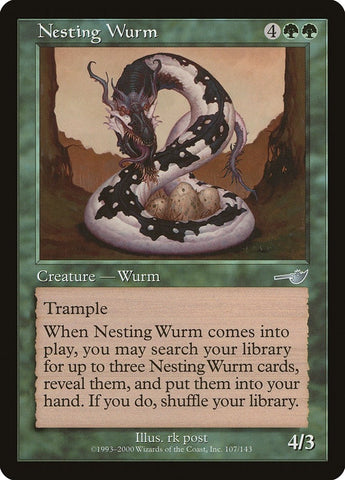 Image for Nesting Wurm (107) [Nemesis]