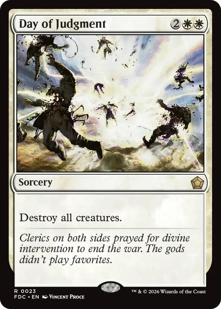 Image for Day of Judgment (23) (Commander: Foundations) (FDC) - Magic: The Gathering
