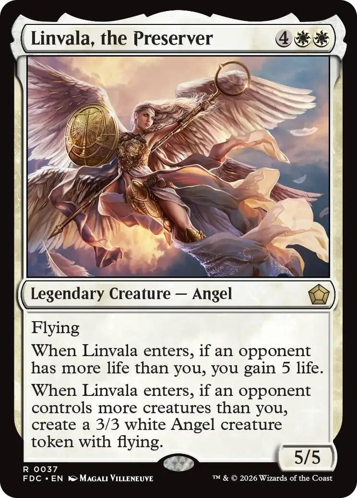 Image for Linvala, the Preserver (37) (Commander: Foundations) (FDC) - Magic: The Gathering
