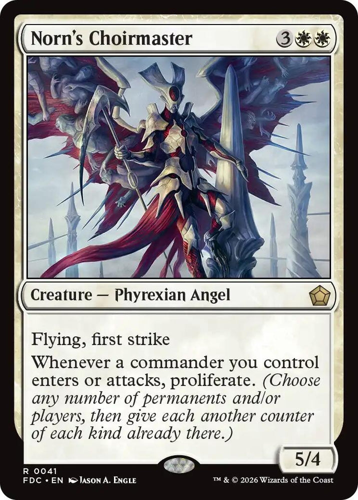 Image for Norn's Choirmaster (41) (Commander: Foundations) (FDC) - Magic: The Gathering