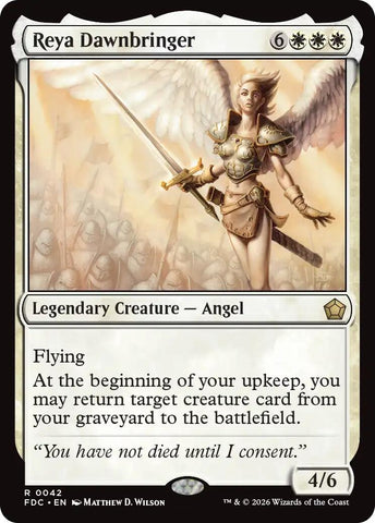 Image for Reya Dawnbringer (42) (Commander: Foundations) (FDC) - Magic: The Gathering