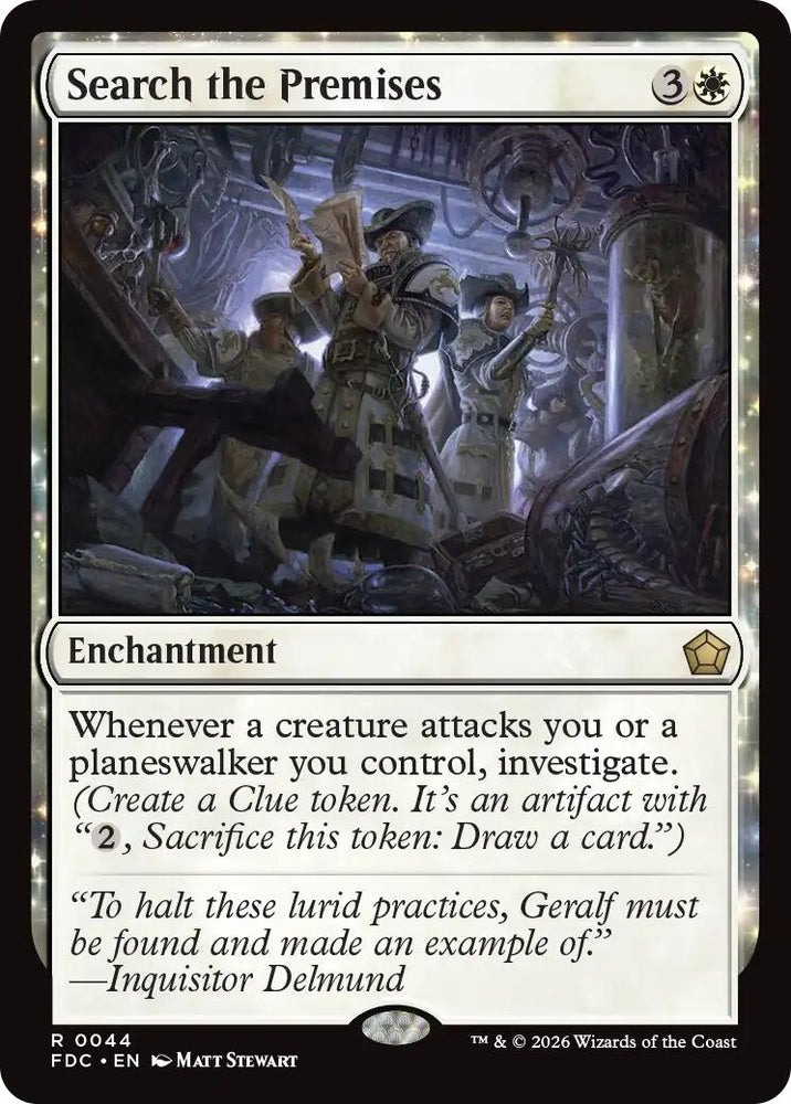 Image for Search the Premises (44) (Commander: Foundations) (FDC) - Magic: The Gathering