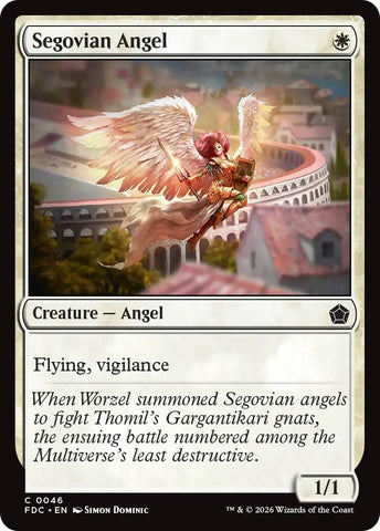 Image for Segovian Angel (46) (Commander: Foundations) (FDC) - Magic: The Gathering