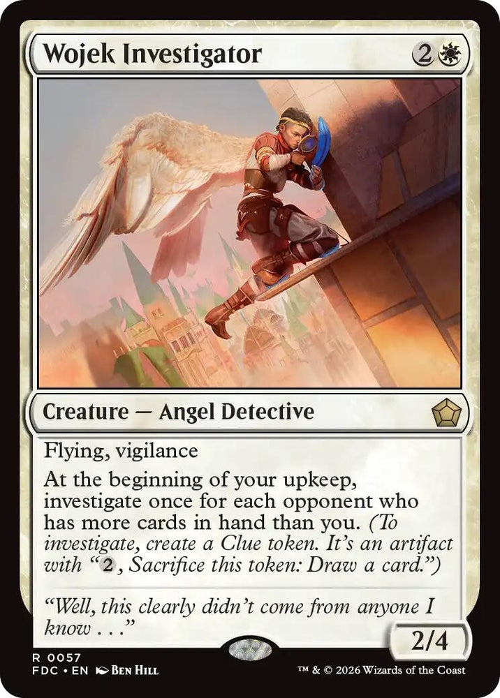 Image for Wojek Investigator (57) (Commander: Foundations) (FDC) - Magic: The Gathering