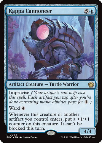 Image for Kappa Cannoneer (64) (Commander: Foundations) (FDC) - Magic: The Gathering