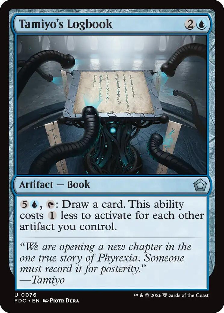 Image for Tamiyo's Logbook (76) (Commander: Foundations) (FDC) - Magic: The Gathering