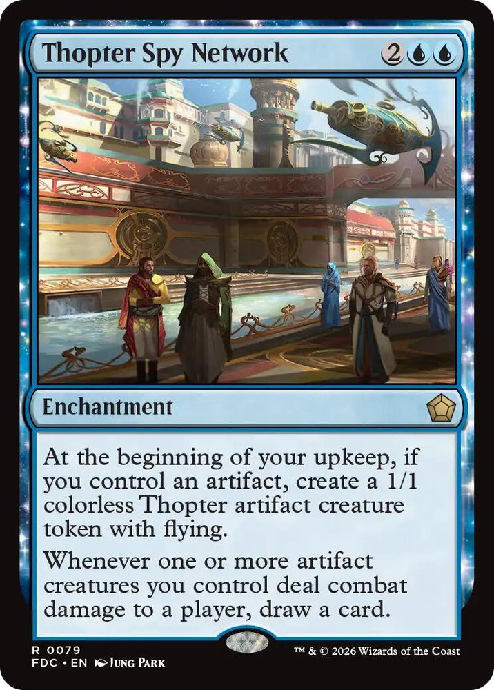 Image for Thopter Spy Network (79) (Commander: Foundations) (FDC) - Magic: The Gathering