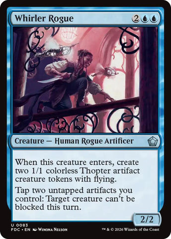 Image for Whirler Rogue (83) (Commander: Foundations) (FDC) - Magic: The Gathering