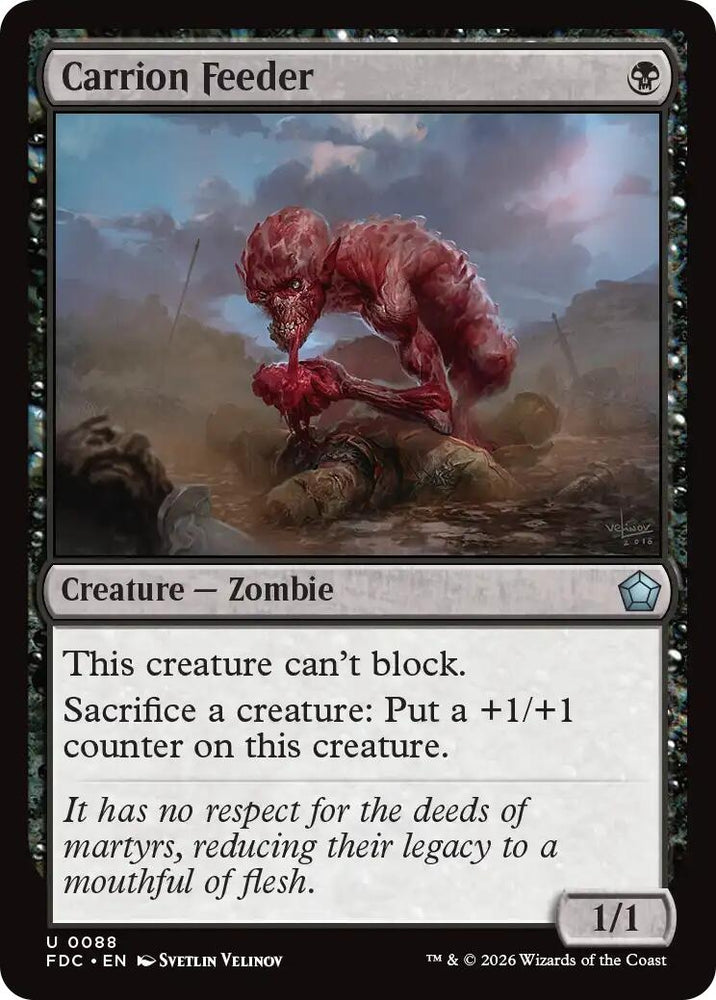 Image for Carrion Feeder (88) (Commander: Foundations) (FDC) - Magic: The Gathering